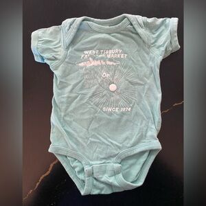 West Tisbury Farmers Market Kids One Piece - Teal